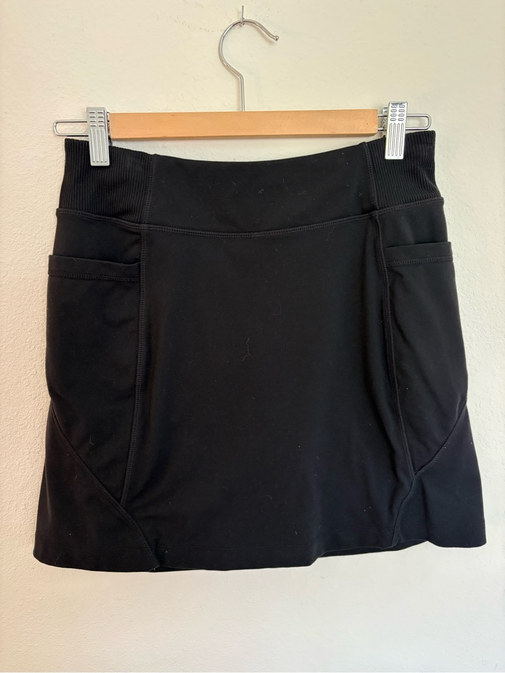Athleta Black Mini Skort with Side Pockets